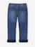 Jean denim doublé maille polaire garçon stone 6 - vertbaudet enfant 