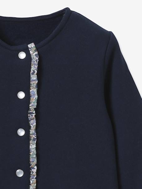 Cardigan en molleton bébé coton biologique marine 3 - vertbaudet enfant 