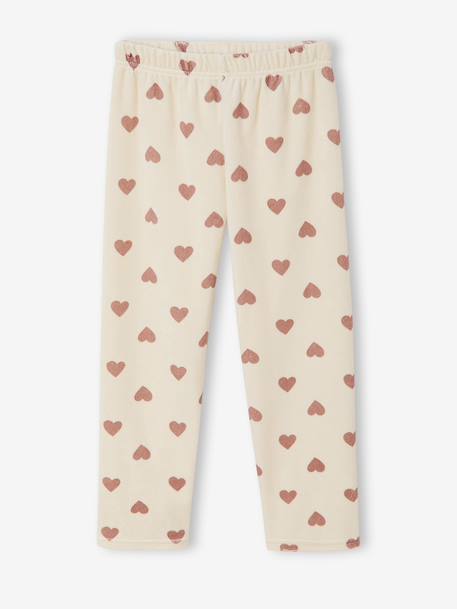 Pyjama fille Pat'Patrouille en velours Rose/écru 3 - vertbaudet enfant 
