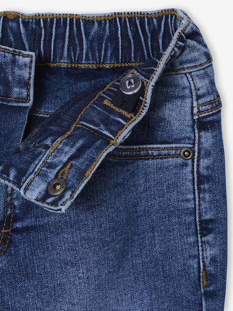Jean denim doublé maille polaire garçon stone 7 - vertbaudet enfant 