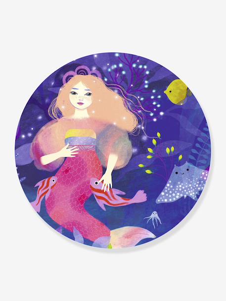 Puzzle 36 pièces Ella la sirène violet 4 - vertbaudet enfant 
