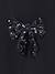 Sweat fille Noël noeud en sequins anthracite+rouge 3 - vertbaudet enfant 
