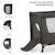 Lit parapluie pliant pour bebe lit de voyage et parc Black 4 - vertbaudet enfant 