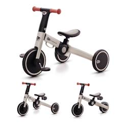 Jouet-Jeux de plein air-Tricycle Kinderkraft 4TRIKE Pliant 3 en 1 avec Draisienne, Tricycle à Pédales, Selle Réglable et Cadre Aluminium