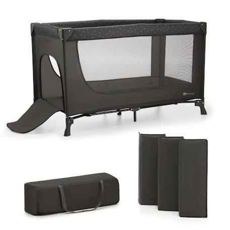 Lit parapluie pliant pour bebe lit de voyage et parc Black 1 - vertbaudet enfant 