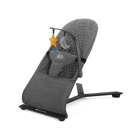 Balancelle électrique bébé 2 en 1 avec fonction transat Bleu marine+Grey 7 - vertbaudet enfant 