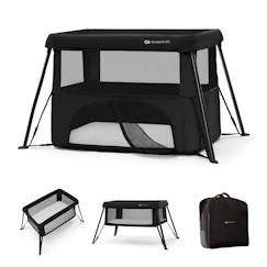 Puériculture-Lit de voyage et accessoires sommeil-Lit Parapluie Kinderkraft CAMI 3 en 1 Compact et Léger avec Sommier Réglable, Parc Enfant et Sac à Dos Voyage