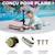 Trottinette enfant pliante avec siege et roues lumineuses Green+Pink+White 13 - vertbaudet enfant 