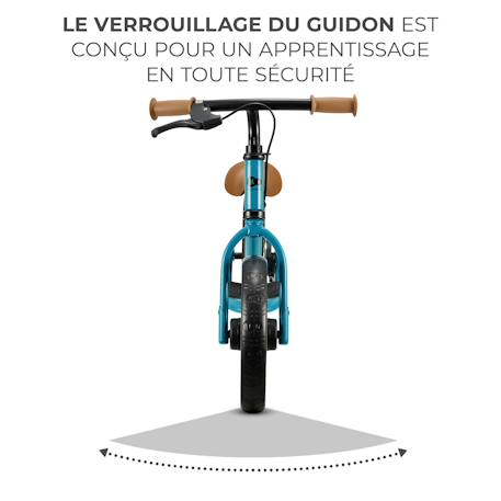 Draisienne Kinderkraft SPACE avec Frein à Main, Roues EVA Increvables, Selle Réglable et Repose-Pieds Antidérapant Blue+Green+Pink 4 - vertbaudet enfant 