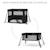 Lit de camping pliant bébé 3 en 1 avec fonction évolutive Black+Grey 5 - vertbaudet enfant 