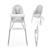 Chaise haute bebe pliante avec ceinture 5 points Grey 1 - vertbaudet enfant 