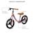 Draisienne Kinderkraft SPACE avec Frein à Main, Roues EVA Increvables, Selle Réglable et Repose-Pieds Antidérapant Blue+Green+Pink 15 - vertbaudet enfant 