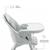 Chaise haute bebe pliante avec ceinture 5 points Grey 3 - vertbaudet enfant 