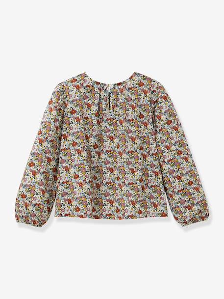 Blouse en tissu Liberty Libby fille rose 5 - vertbaudet enfant 