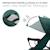 Poussette légère de voyage pliable avec dossier réglable Beige+Green+Grey 10 - vertbaudet enfant 