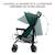 Poussette légère de voyage pliable avec dossier réglable Beige+Green+Grey 9 - vertbaudet enfant 