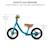 Draisienne Kinderkraft SPACE avec Frein à Main, Roues EVA Increvables, Selle Réglable et Repose-Pieds Antidérapant Blue+Green+Pink 3 - vertbaudet enfant 