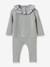 Ensemble en tricot bébé col en tissu Liberty rose 1 - vertbaudet enfant 