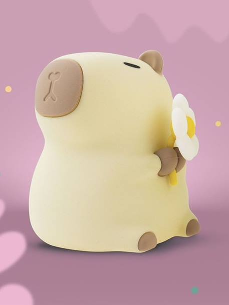 Veilleuse rechargeable Capybara fleuriste beige 1 - vertbaudet enfant 