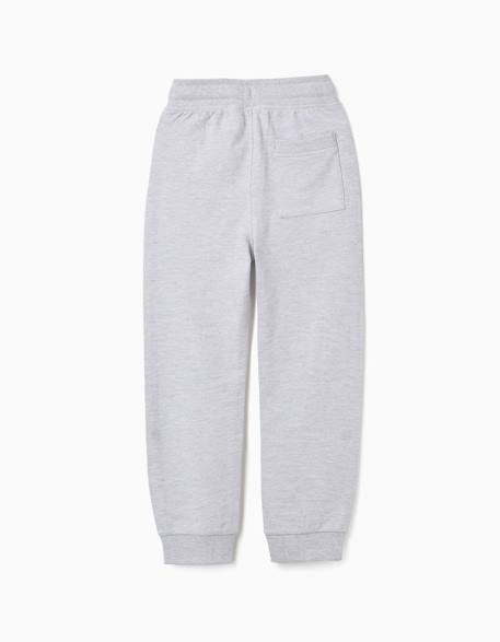 Pantalon jogpant avec poches scellées Bleu foncé+Gris clair+Noir 6 - vertbaudet enfant 