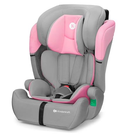Siège Auto COMFORT UP 9-36 kg avec appui-tête réglable, protections latérales et harnais 5 points ECE R44/04 Green+Grey+Pink 13 - vertbaudet enfant 