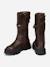 Bottes montantes Marron+Noir 3 - vertbaudet enfant 