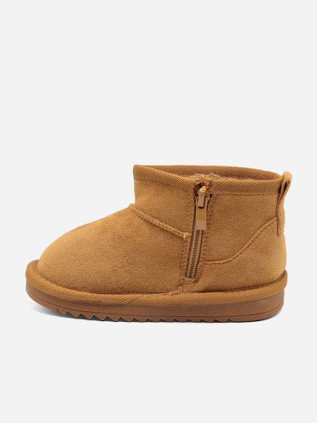 Bottines à zip Camel 4 - vertbaudet enfant 