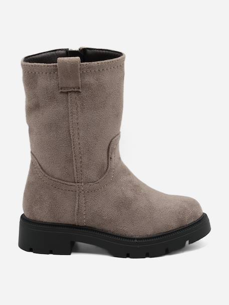 Bottes montantes Marron+Noir+Taupe 12 - vertbaudet enfant 