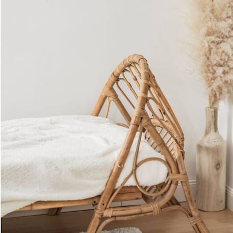 Lit enfant en rotin naturel - june Naturel 2 - vertbaudet enfant 