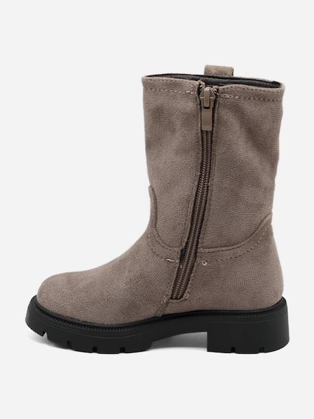 Bottes montantes Marron+Noir+Taupe 14 - vertbaudet enfant 