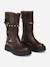 Bottes montantes Marron+Noir 1 - vertbaudet enfant 