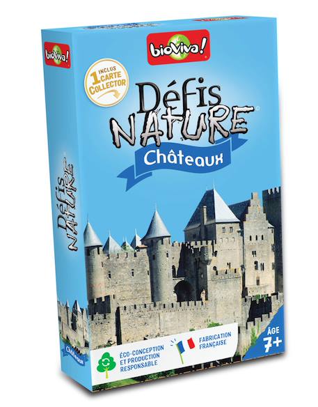 Jeu de cartes - défis nature -  châteaux  -  fabriqué en france MULTICOLORE 1 - vertbaudet enfant 