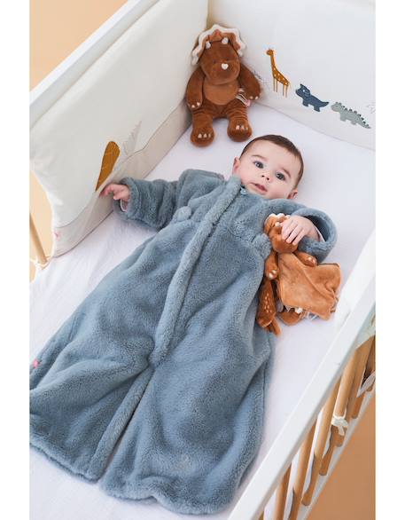 Gigoteuse en fausse fourrure Blanc+Bleu+Rose 9 - vertbaudet enfant 