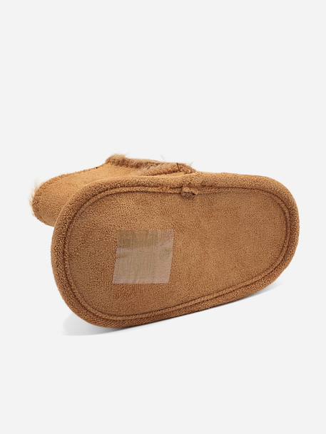 Bottines à scratch Camel+Noir 5 - vertbaudet enfant 