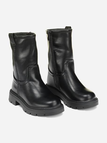 Bottes montantes Marron+Noir+Taupe 6 - vertbaudet enfant 
