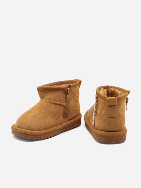 Bottines à zip Camel 3 - vertbaudet enfant 
