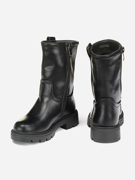 Bottes montantes Marron+Noir+Taupe 8 - vertbaudet enfant 