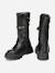 Bottes montantes Marron+Noir 8 - vertbaudet enfant 