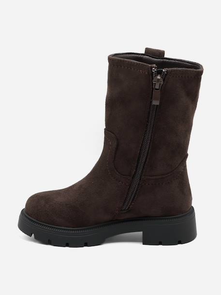 Bottes montantes Marron+Noir+Taupe 4 - vertbaudet enfant 