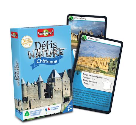Jeu de cartes - défis nature -  châteaux  -  fabriqué en france MULTICOLORE 2 - vertbaudet enfant 