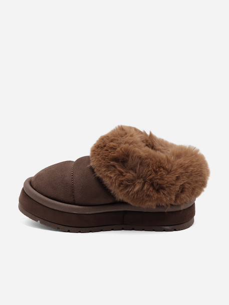 Mocassins à enfiler Camel+Marron+Noir 9 - vertbaudet enfant 