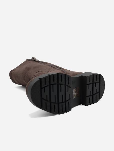 Bottes montantes Marron+Noir+Taupe 5 - vertbaudet enfant 