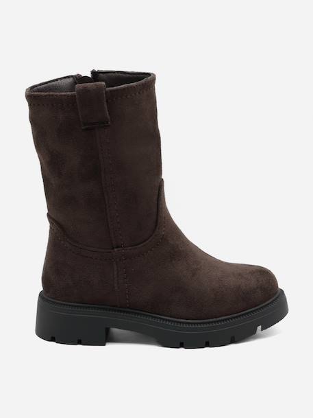 Bottes montantes Marron+Noir+Taupe 2 - vertbaudet enfant 