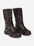 Bottes montantes Marron+Noir 1 - vertbaudet enfant 
