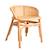 Chaise junior rotin et cannage - palm Naturel 3 - vertbaudet enfant 