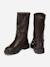 Bottes montantes Marron+Noir 3 - vertbaudet enfant 