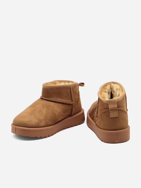 Bottines basses Camel+Noir 159 3 - vertbaudet enfant 