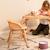 Chaise junior rotin et cannage - palm Naturel 5 - vertbaudet enfant 