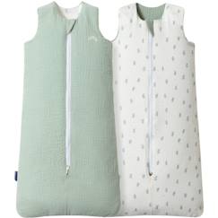 Linge de maison et décoration-Linge de lit bébé-Gigoteuse-Gigoteuse réversible 4 saisons léopard 18-36 mois