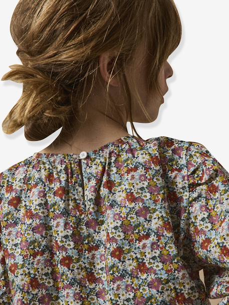 Blouse en tissu Liberty Libby fille rose 7 - vertbaudet enfant 